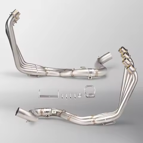 For CBR650R CB650F CB650R CBR650F 51MM Motorcycle Full Exhaust System Slip on Stainless Steel Front 