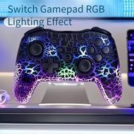 Wireless Bluetooth Switch Controller RGB Light Six-axis Gyro Dual Vibration Turbo Game Controller