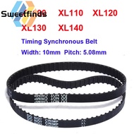 【SWTF】100XL 110XL 120XL 130XL 140XL 037 Timing Belt Rubber Belt 10mm Width 1/5'' Pitch