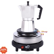 ส่งฟรี เตาไฟฟ้า เตาไฟฟ้าต้มกาแฟ หม้อต้มกาแฟ Moka pot 3Cup 6Cup ของแท้ 100%