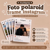 Print Custom 2R photo frames instagram | Glossy Aesthetic Photo Print