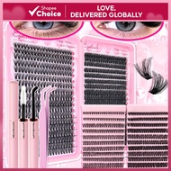 Eyelash Extension Kit Single C D Curl With Eyelash Glue, Sealant And Tweezers 8-16MM