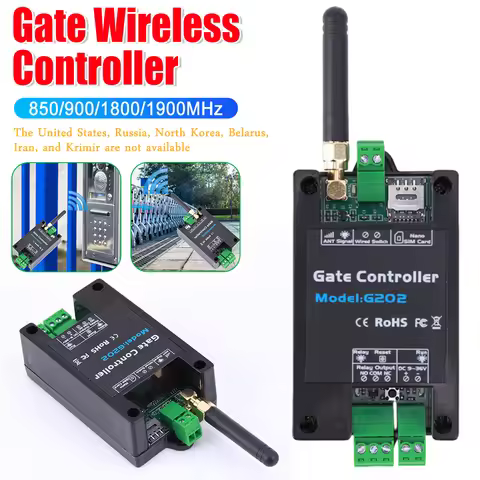 G202 2G Remote Control 200 Users GSM Gate Opener Relay Switch Door Access Wireless Door Opener By Fr