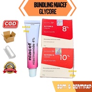 READY TO SHIP Bundling Glycore 10 Cream & Niacinamide 4% Cream 10 Grams