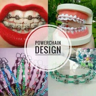 BRACES CLICK POWERCHAIN VIRAL SEPASANG READY STOCK