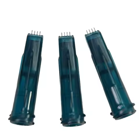 Skin Care 4 Pin Mesogun Needle 34G 1.0/1.2/1.5mm Fine Injection Pen for Eye Wrinkle Removal Hyaluron