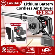 998Vf Electric Air Blower Cordless Battery Vacuum Blower Vacuum Cleaner Kuat Angin Sapu Daun Kering 