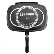36cm Dessini Double Sided Non Stick Pan Grill Pan