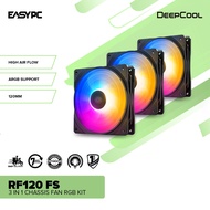 EasyPC | Deepcool RF120 FS 3 in 1 Silenty  Powerful Simply Colorful Convenient Lighting Chassis Fan 