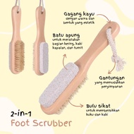 Foot Scrubber 2 in 1 Pumice Stone Foot Scrubber Foot File Pedicure Pumice Stone