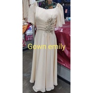 mother dress for wedding/mother gown/sponsor gown/sponsor dress/ninang gown/ninang dress/maxi gown