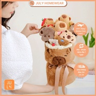 Cute Capybara doll bouquet, meaningful gift for girlfriend, cute cartoon flower bouquet
