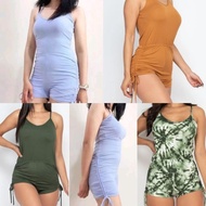 JUMPSUIT SHORT PANTS BODYCON DRESS J12