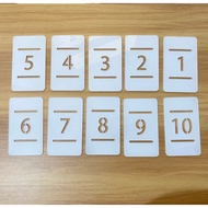Table number | Acrylic Number | Acrylic Table Numbers | Laser Cut | 6 x 10