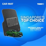 Trapo Car Mat for Peugeot 308 GTi Hatchback (2015-Present) | Anti-Slip | Waterproof | Custom Made | 