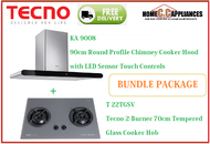 TECNO HOOD AND HOB FOR BUNDLE PACKAGE ( KA 9008 &amp; T 22TGSV ) / FREE EXPRESS DELIVERY