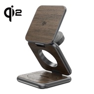 KUXIU Qi2 Three-In-One Foldable Magnetic Wireless Charger Suitable for Apple 16 Mobile Phones Watche