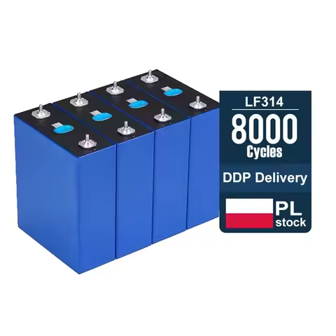 EU Stock Grade A MB31 EVE314 Lifepo4 Battery 8000 Cycles Rechargeable Batteries 12V 24V 48V 96V DIY 