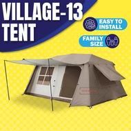 Khemah Camping tent house large Waterproof Automatic camping tent besar Tent family tent 5-7 person 