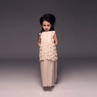 Rosette and Shimmer Tulle Dress / FW2015