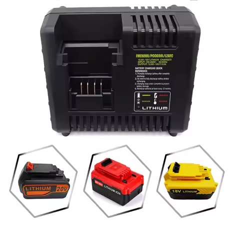 10.8V - 20V Lithium Li-ion 3A Charger for Stanley PCC690L FMC609L LBXR20 Cordless Power Tools
