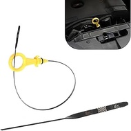 Pack-1 Car Engine Transmission Oil Dipstick, 23.9" Stainless Steel Oil Level Indicator with Plastic 