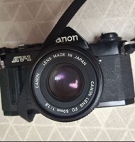 Canon AV-1 & 50mm 鏡頭 & MAKINON 鏡頭.