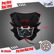 【new】 Motorcycle 12V Headlamp 35W H4 Fairing For KLX KX 110 WR250F WR450F Dirt Bikes Off Road Led