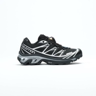 Salomon XT 6 S-Lab Black Silver Trail Run Shoes