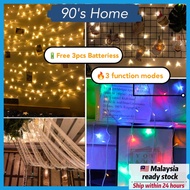 BORONG+FREE BATERRY1M 2M LED Lights Fairy Lights Ferry Light Mini Light Copper Wire Decoration Gift 