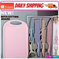PERFECT 7 IN 1 KNIFE ORIGINAL EVCRIVERH + BOARD SET PISAU CORRUGATED PREMIUM QUALITY KNIFE SET PISAU