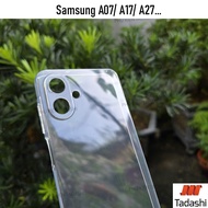 Transparent Case for Samsung A07, Galaxy A17 5G/ A27, Samsung A37/ A57 5G Flexible Fit, Camera Prote