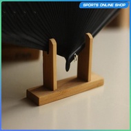 [Beauty] Wooden Stand for Oriental Decorative Fans fan for hand exhibit Rack Decor