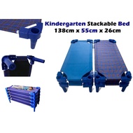 Kindergarten Stackable Bed Kids Portable Bed Children Preschool Nursery Katil Budak Tadika Katil Taska Nurseri