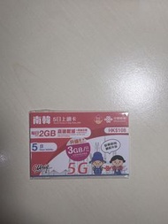 Uniq 韓國5日上網卡