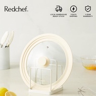 Redchef Multipurpose Silicone Glass Lid Cover With Knob Suitable For Wok & Casserole & Pot & Frying 