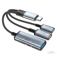 LIDU1 5 Function USB C Adapters Supporting Fast Charging And Data Sync for Phone 15 16