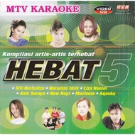 Kompilasi Artis-Artis Terhebat Vol.5 VCD MTV Karaoke Aqasha Noraniza Idris Mazleela New Boyz Origina