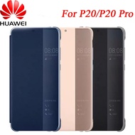 Original Smart View Case For Huawei P20/P20 Pro Auto Sleep Wake Up Flip Cover Slim Leather Phone Case For Huawei P20 Fundas Capa