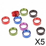 [LzdjfmyebMY] 6 Pieces Bird Leg Rings Avian Band Parrot Ring Canary Band Aluminum Alloy Etched Numbe