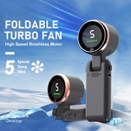 Quạt cầm tay dễ mang theo có thể sạc lại qua USB công suất 4000MAH N607 có màn hình LED và quạt turb