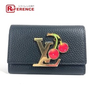 LOUIS VUITTON Takashi Murakami Cherry LV x TM Portefeuille Capucines Compact Tri-fold Wallet