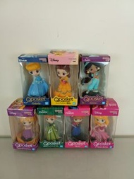 Qposket Disney mini Princess capsule toy Series 1, 2&3  迪士尼迷你公主 第1,2 & 3 彈 扭蛋擺設