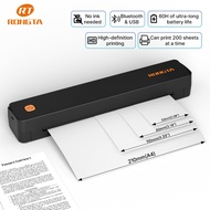 Rongta F11B Portable A4 Thermal Printer Wireless Bluetooth Thermal Printer for A4/A5/B5/Letter Size