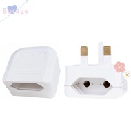 BORRAONE Power Socket European To UK Useful EU To UK Adapter