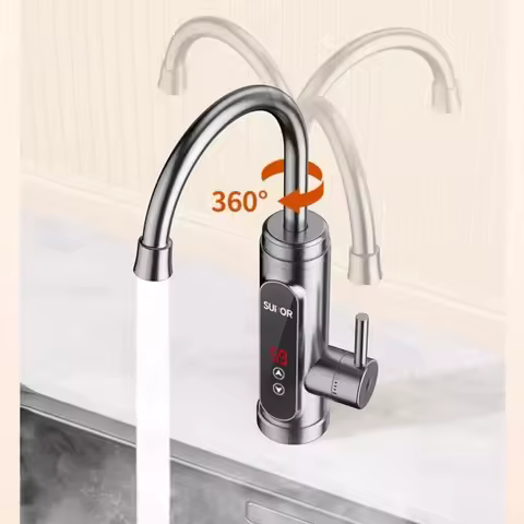 Household electric water faucet heater instant heating kitchen fast water heating hot water tap inst