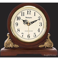 Bedroom Clock Creative Solid Wood Hotel t10392 Desk Clock Newspaper Fashion Living Room Clock Wellin