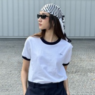 AIMER - Classic Ribbed Contrast T-Shirt เสื้อยืดผู้หญิง