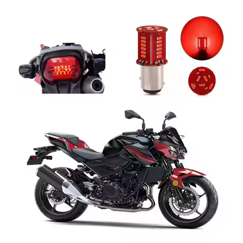 20pcs 1157 LED Bulbs Red Brake Strobe & DRL Flowing 2-in-1 Fuctions 4014 30 SMD BAY15D LED Light for