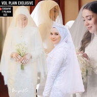 veil nikah,veil pengantin,veil nikah plain,veil plain,veil nikah labuh,veil pengantin panjang,veil p